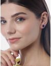 YouBella American Diamond Jewellery Multi-Color Interchangeable Triangular Shaped Earrings for Girls and Women : Best Rakhi Gift Jewellery (6 in 1 Oval)